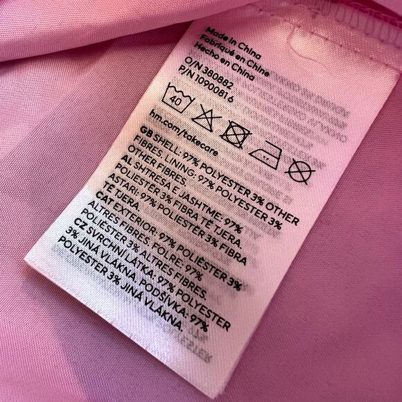 H&M Pink Tie-Dyed Tulle Dress - Picture 10 of 12